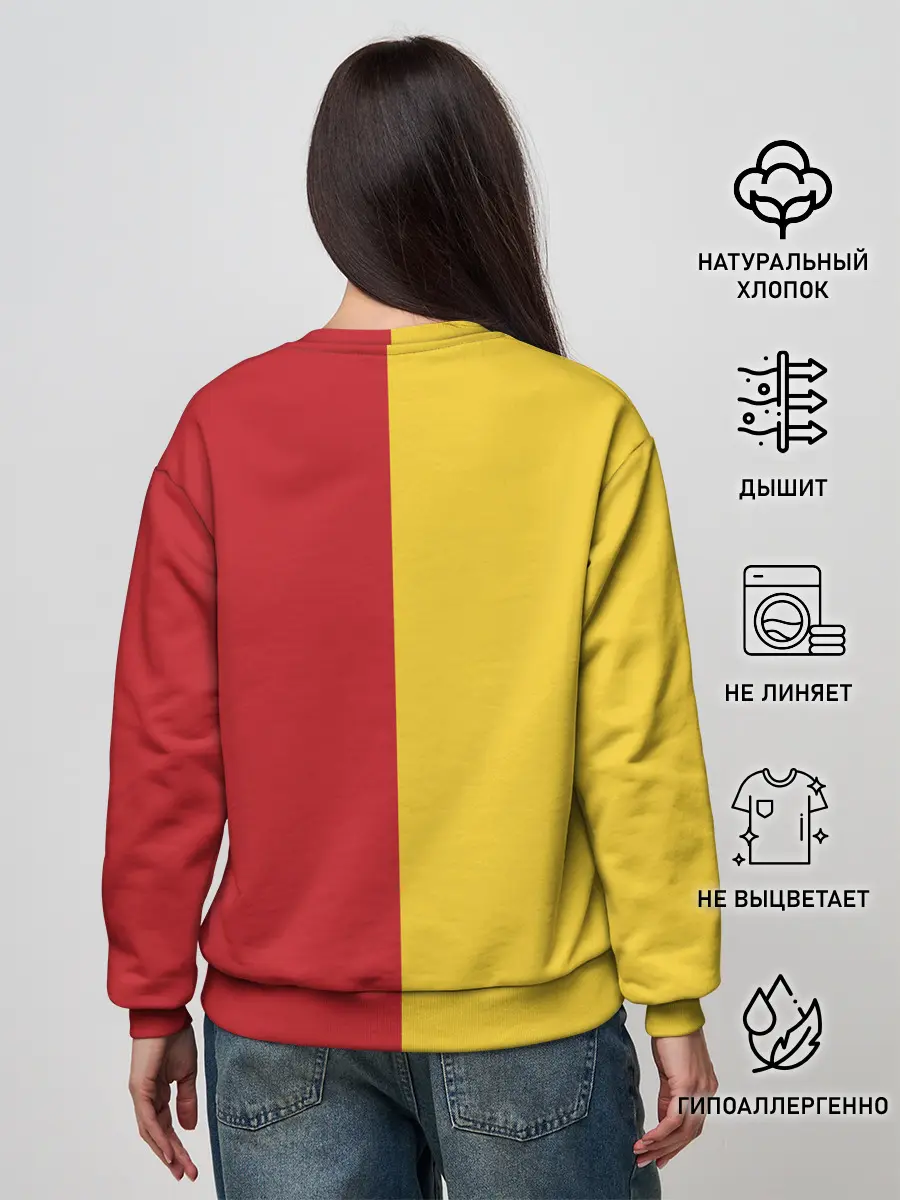 Женский свитшот / Удар Луффи | One Piece