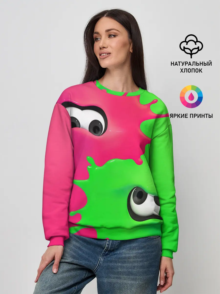 Женский свитшот / Splatoon