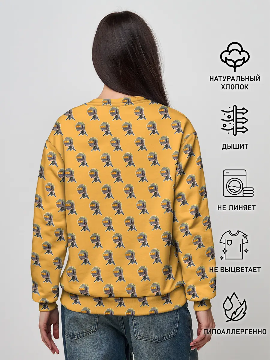 Женский свитшот / PUBG PATTERN | ПУБГ ПАТТЕРН