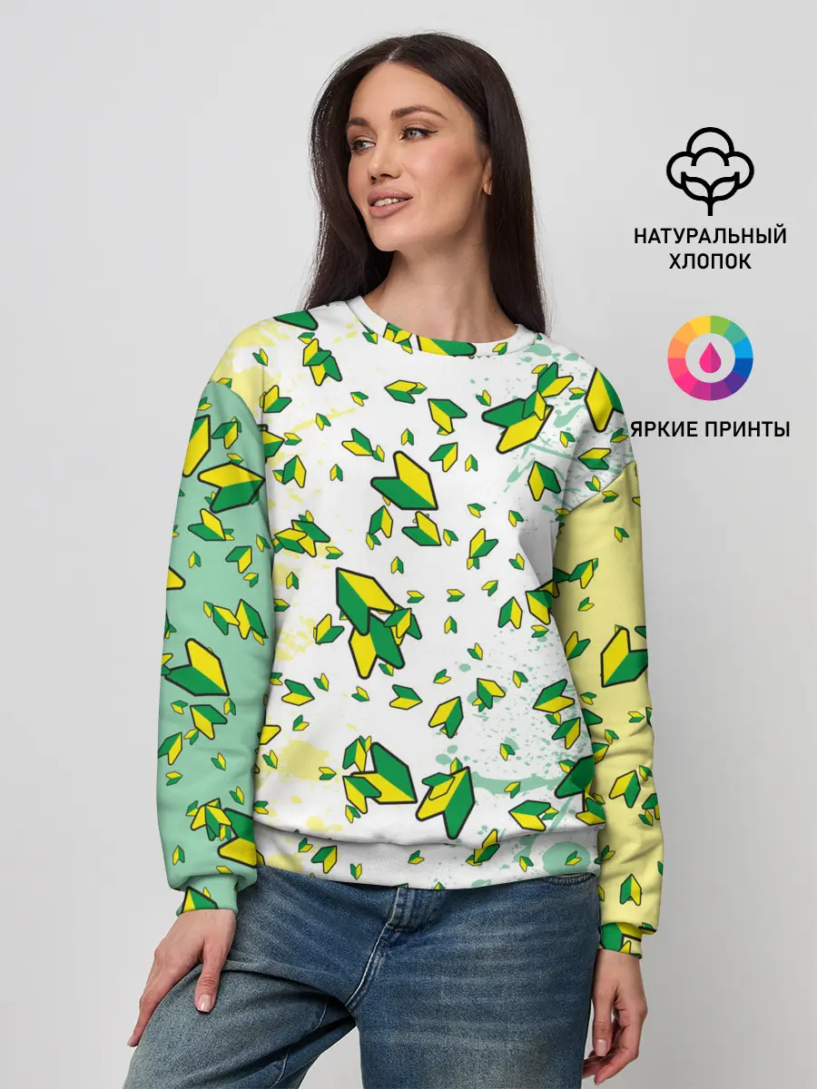 Женский свитшот / JDM | ПАТТЕРН | ЯПОНОВОД