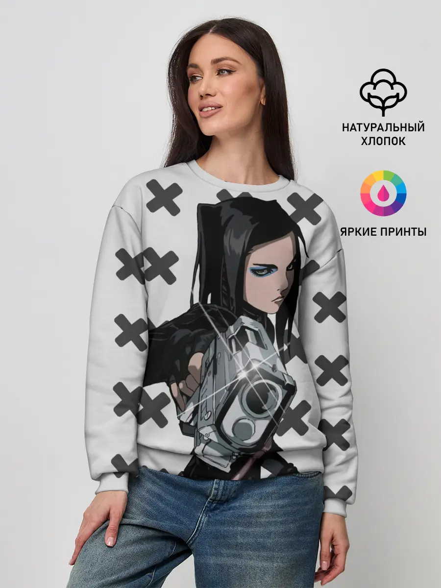 Женский свитшот / Риэл Мэйер из Эрго Прокси