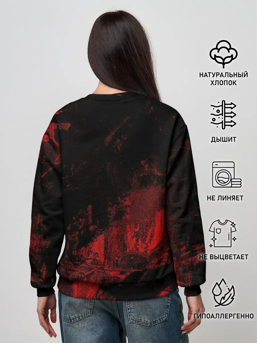 Женский свитшот / Манки Д. Луффи пират Соломенной Шляпы