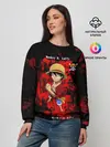 Женский свитшот / Манки Д. Луффи пират Соломенной Шляпы