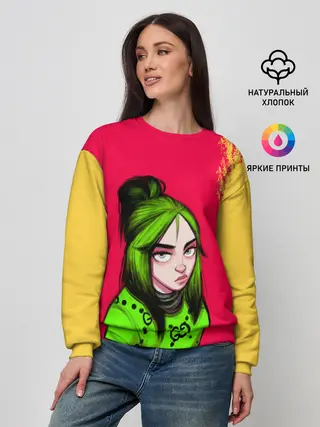 Женский свитшот / BILLIE EILISH | БИЛЛИ АЙЛИШ