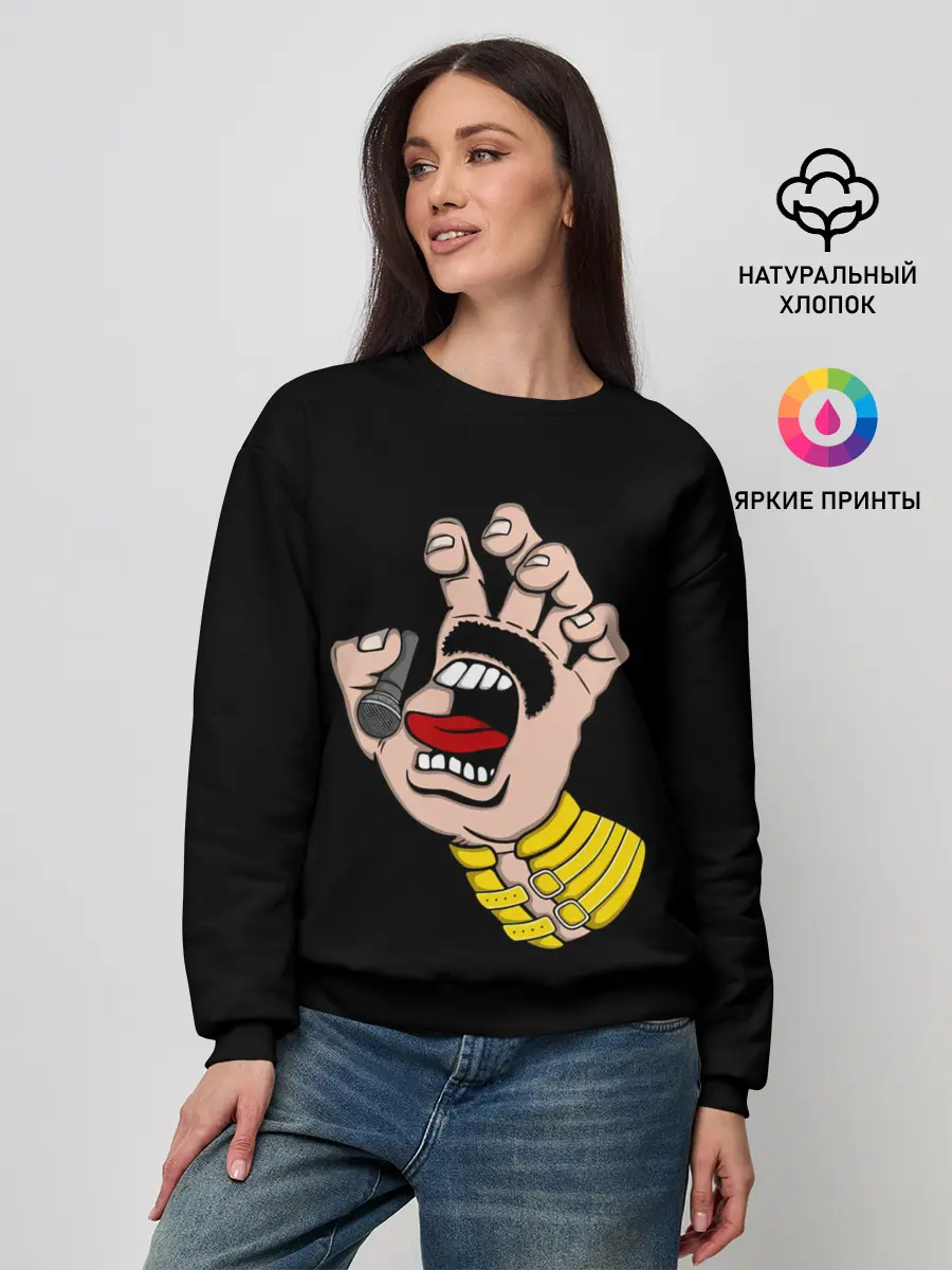 Женский свитшот / Рука Меркьюри