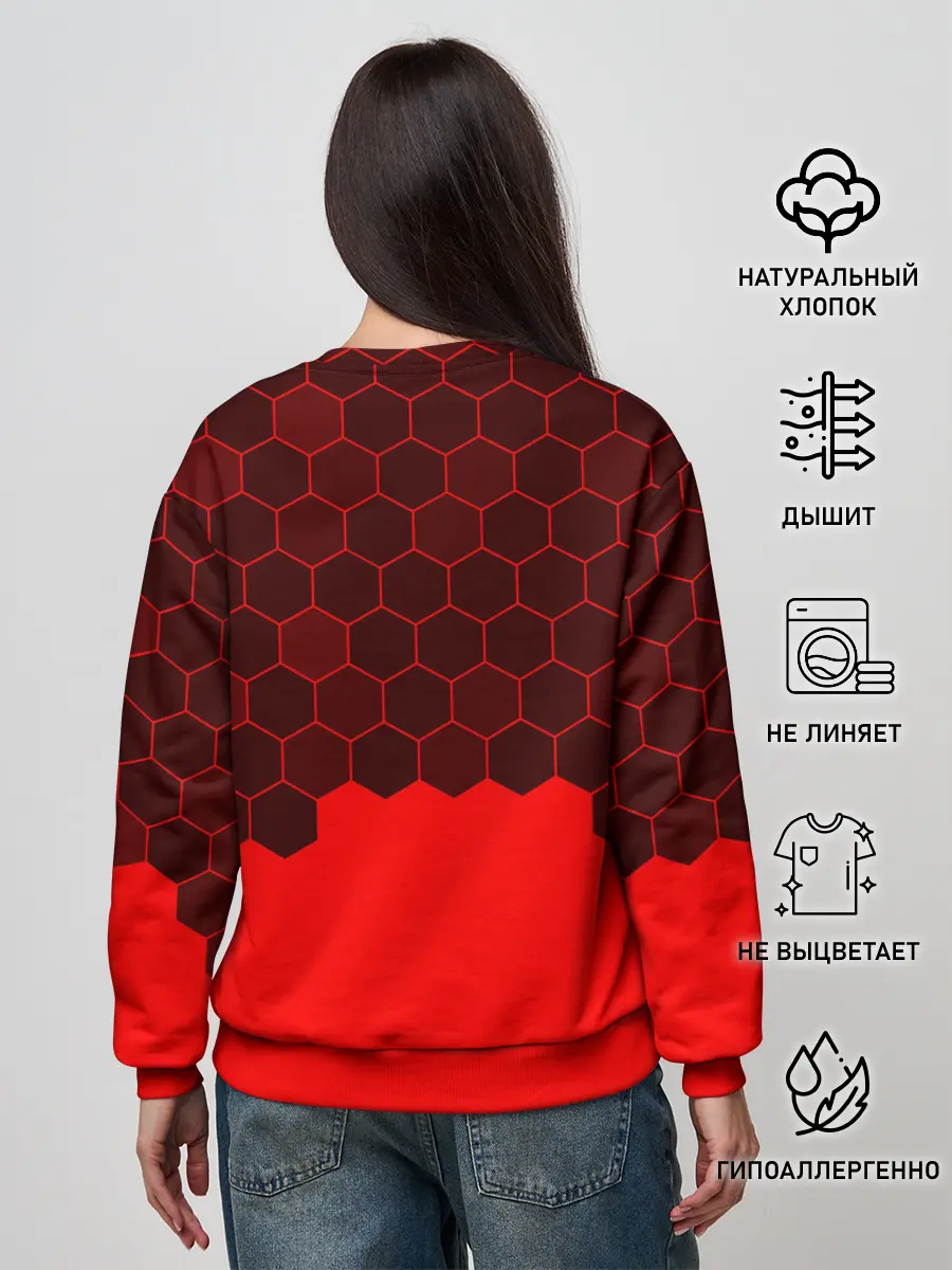 Женский свитшот / Battlefield 2042 - Hexagon