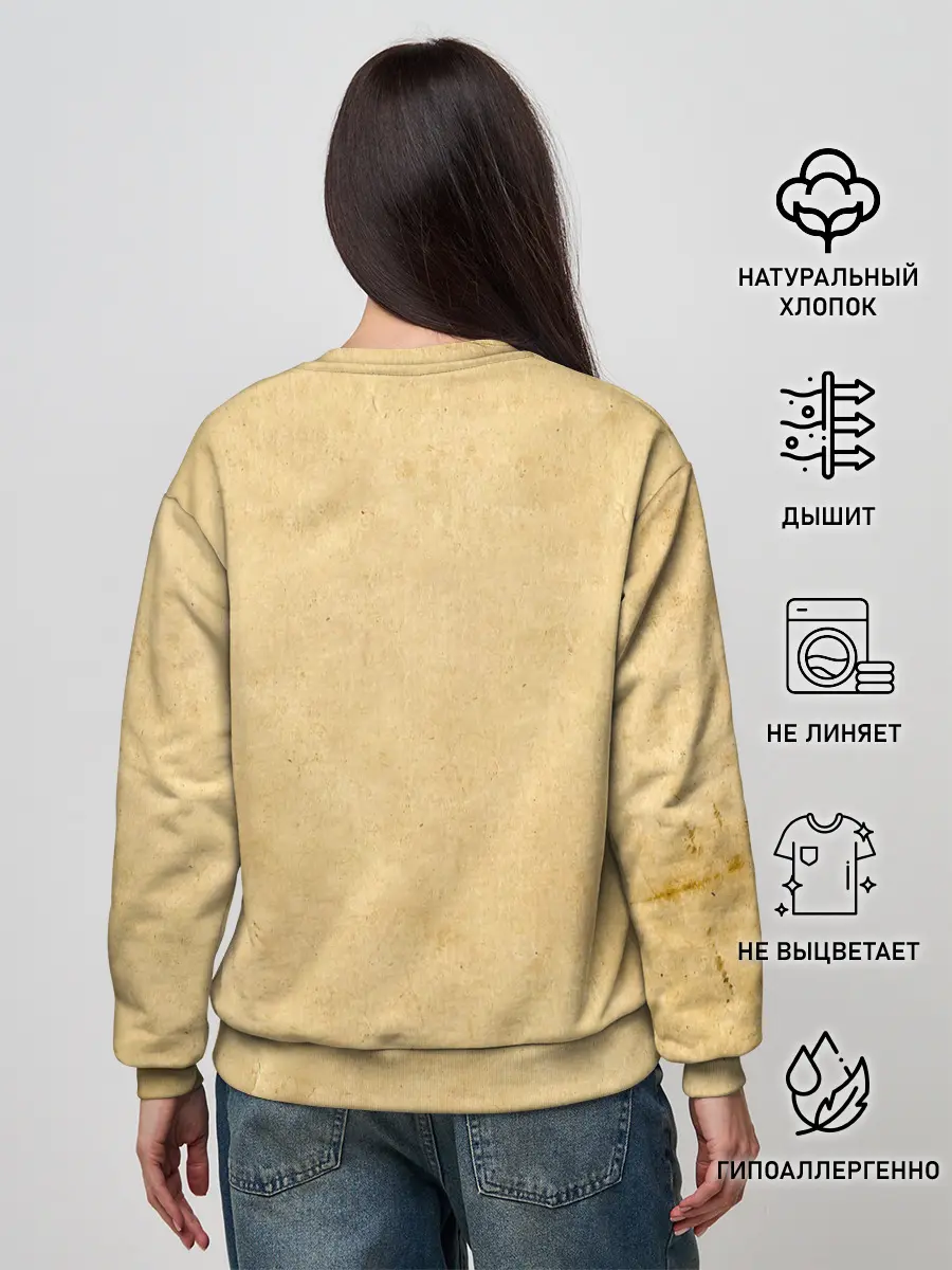 Женский свитшот / One Piece пираты Соломенной Шляпы