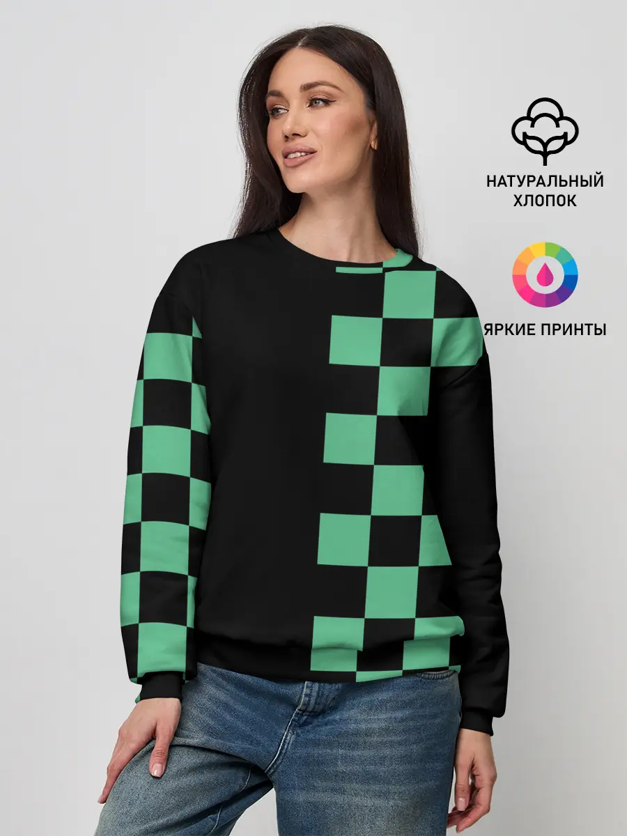 Женский свитшот / КОСТЮМ TANJIRO KAMADO | ТАНДЖИРО