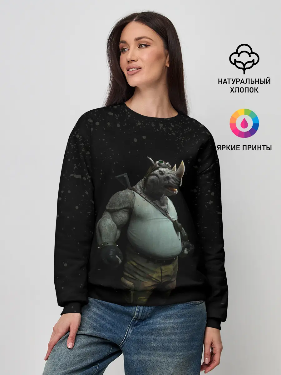 Женский свитшот / Рокстеди | Черепашки-ниндзя