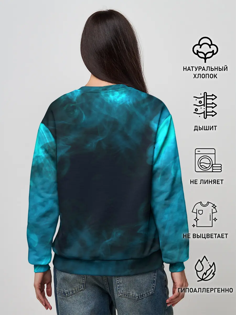 Женский свитшот / Billie | GreenDay | ГринДай