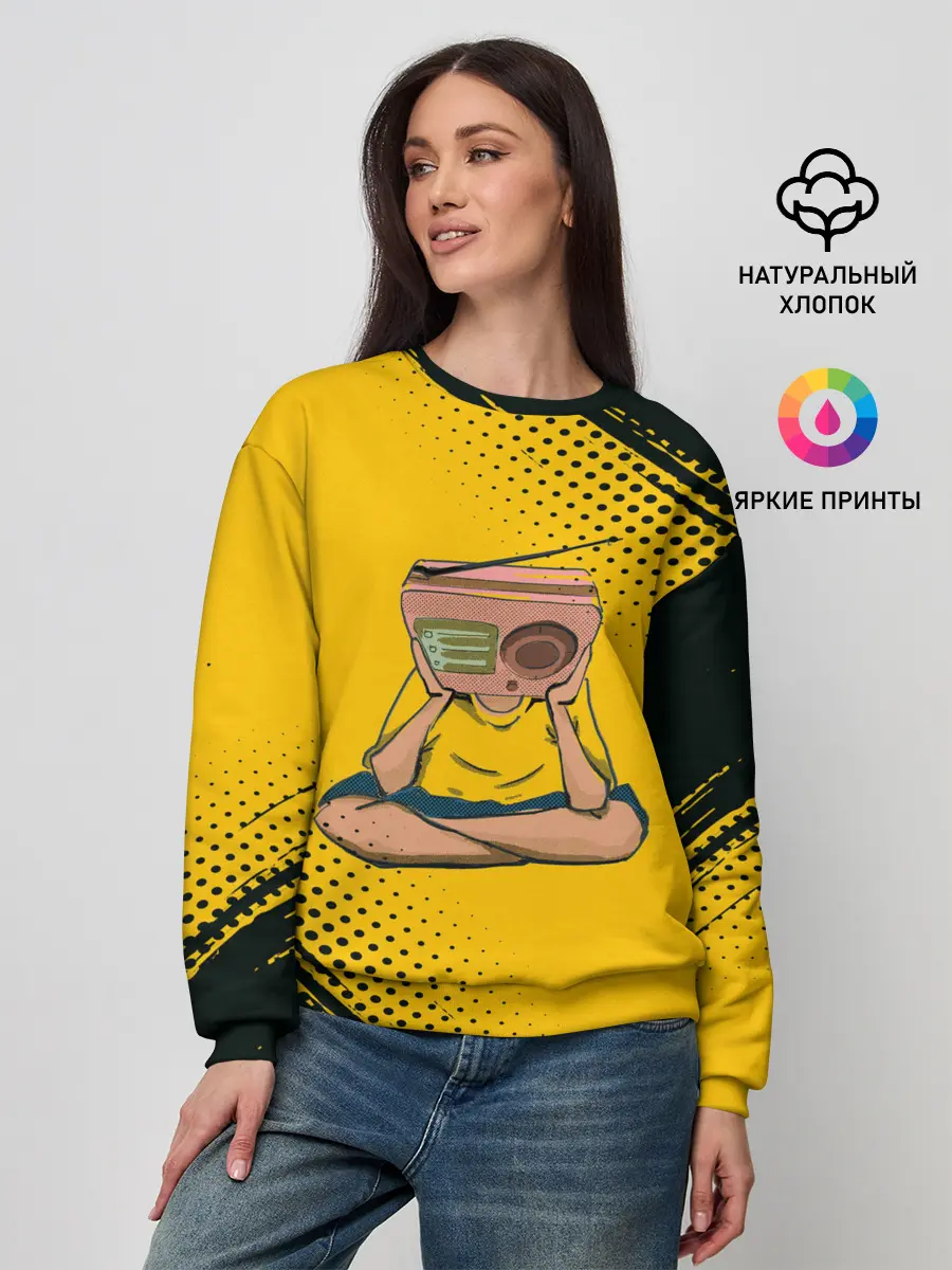 Женский свитшот / Radiohead | Радиохед | Лого