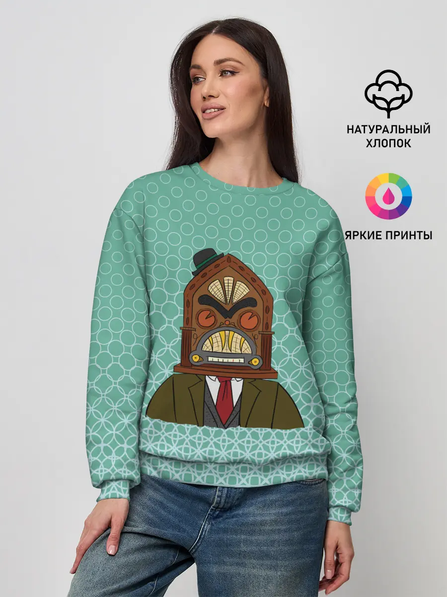 Женский свитшот / Radiohead | Радиохед | Logo