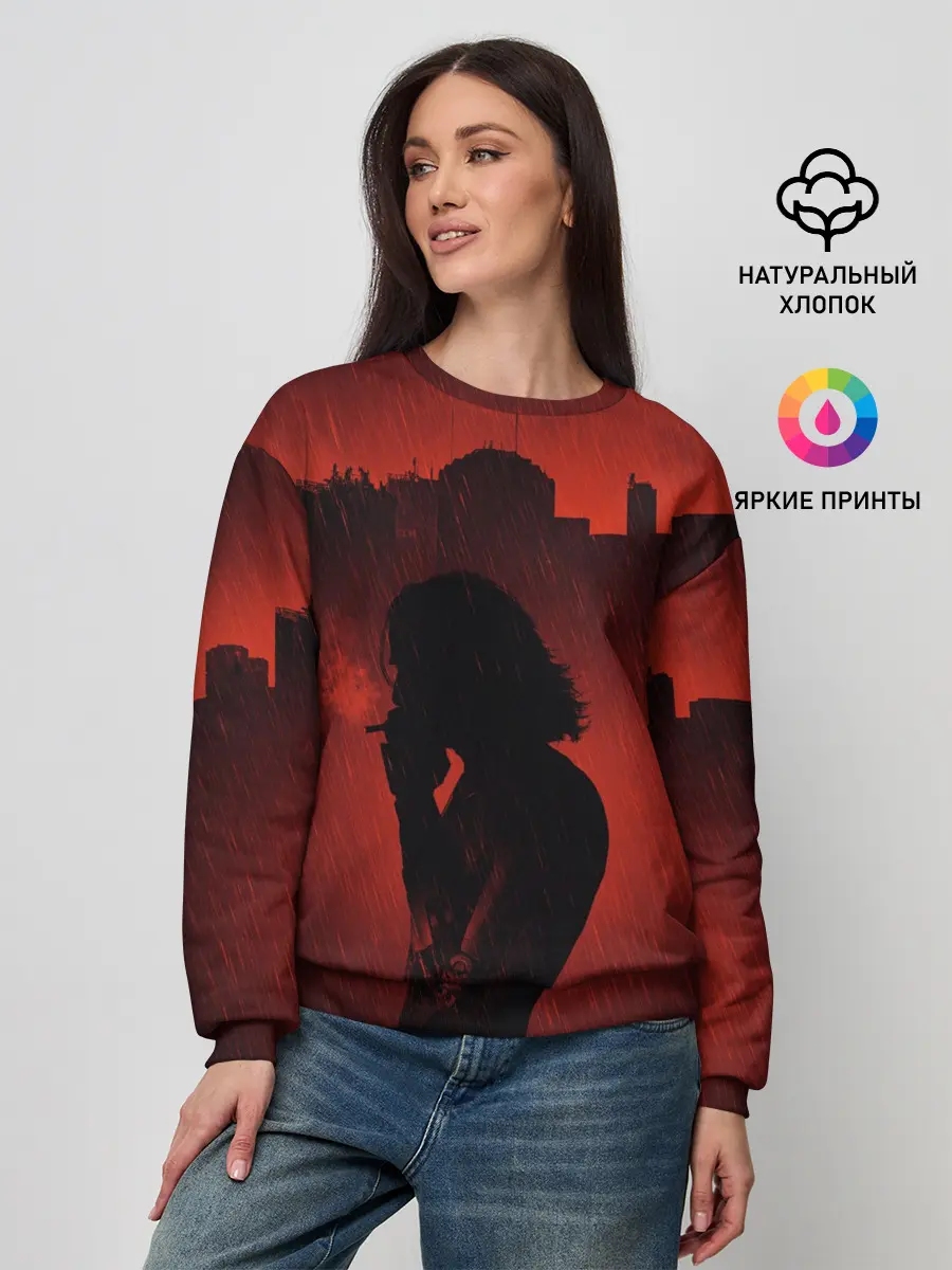 Женский свитшот / CP77 | Johnny