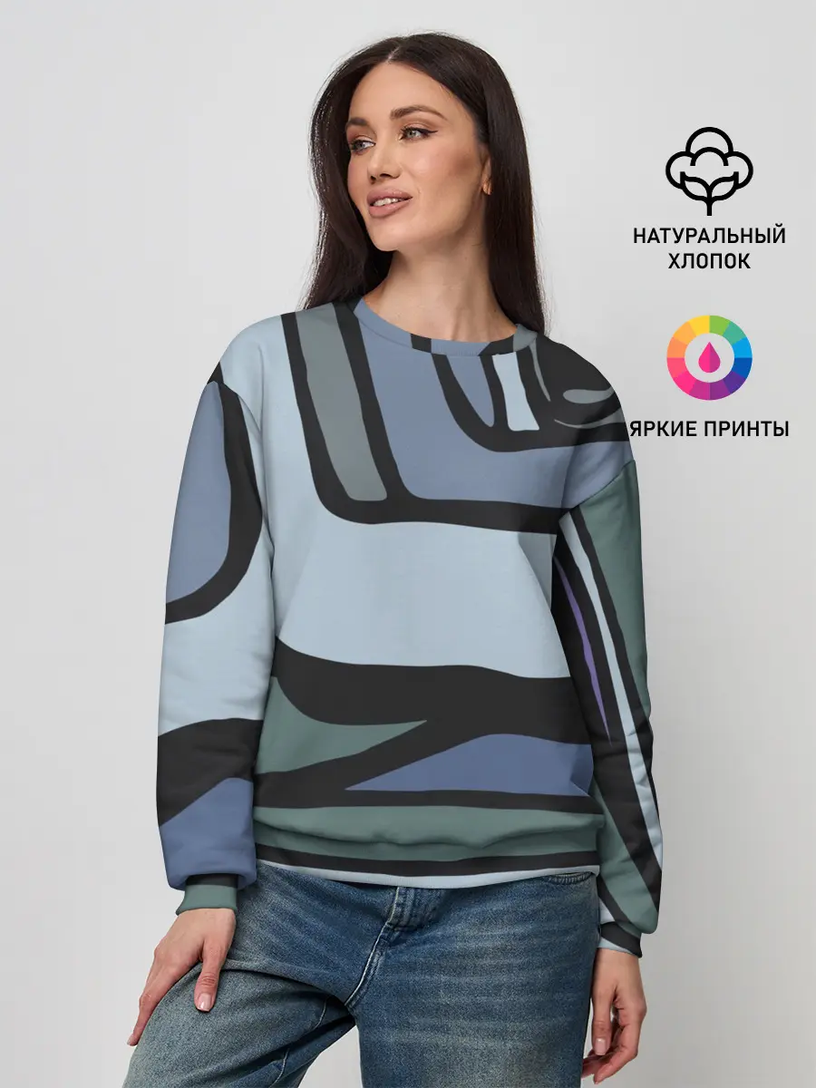 Женский свитшот / Графит