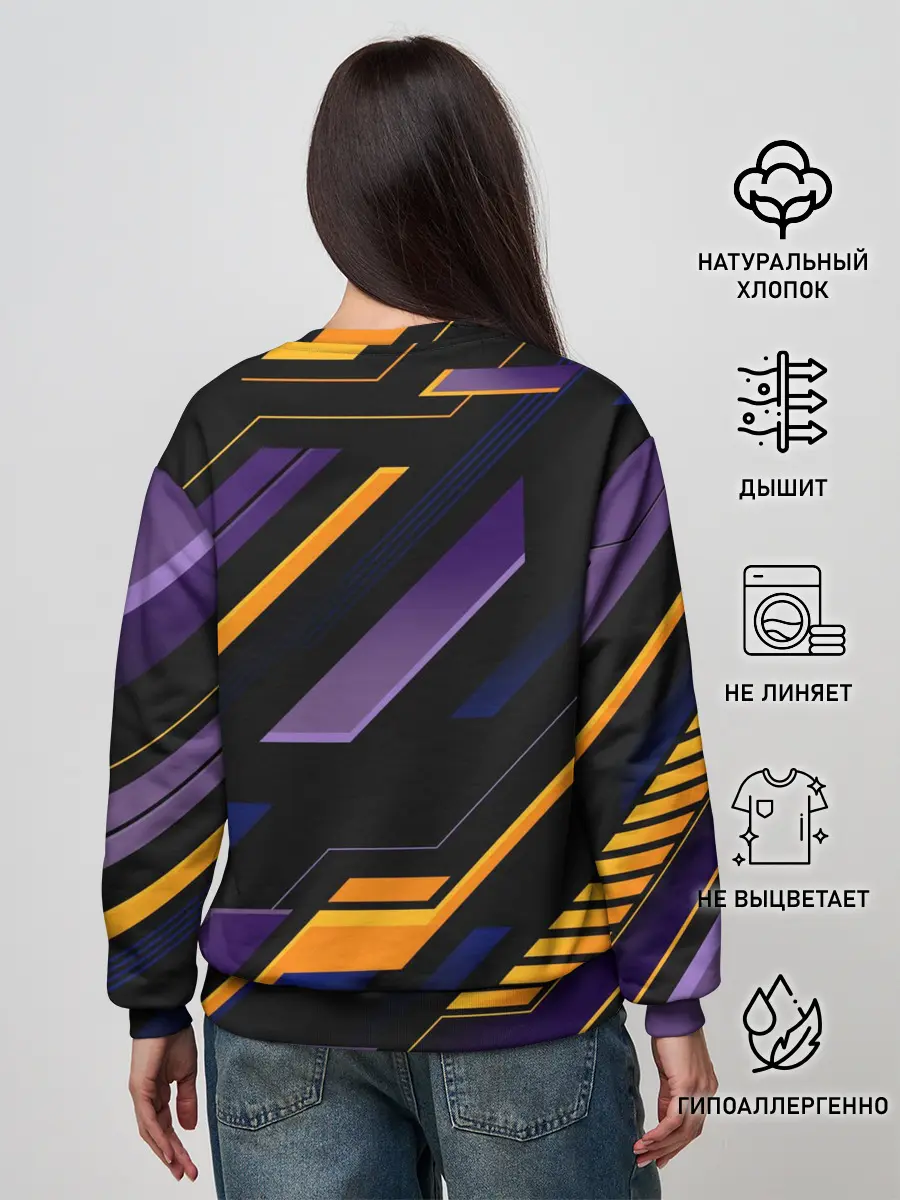 Женский свитшот / ТЕХНО БРОНЯ | ФУТУРИЗМ