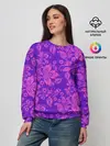 Женский свитшот / ФИОЛЕТОВАЯ ХОХЛОМА
