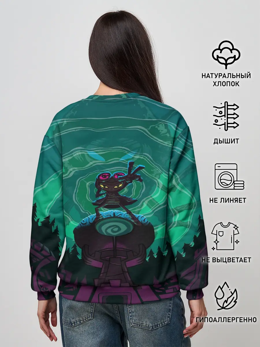 Женский свитшот / PsychoNauts 2 Рас