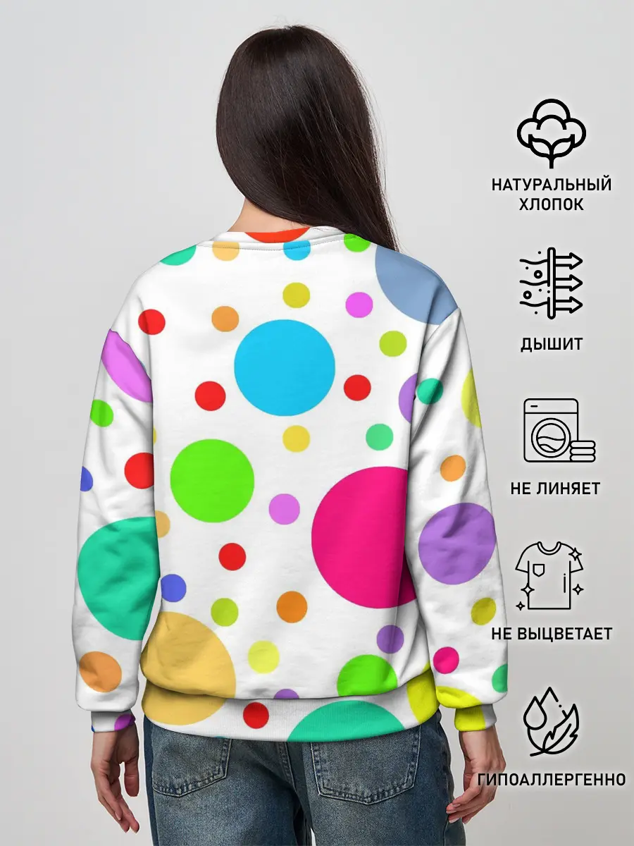Женский свитшот / Polka dot