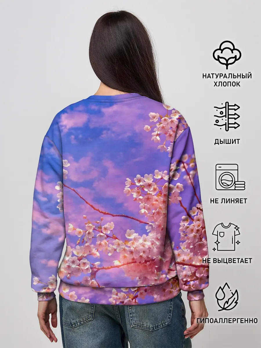 Женский свитшот / Сакура