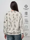 Женский свитшот / Цветы и листья