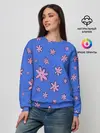 Женский свитшот / Цветочки рисованные