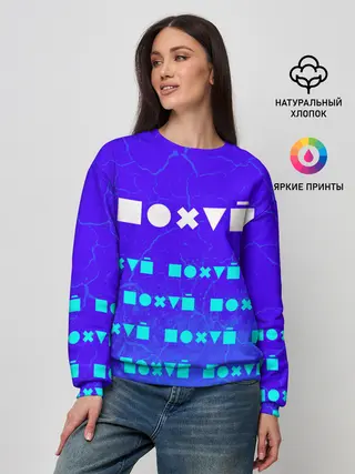 Женский свитшот / Мне Без Разницы - Краска