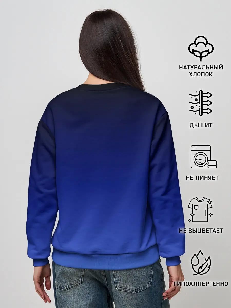 Женский свитшот / Animegirl Night Sea