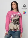 Женский свитшот / Мопс | собака