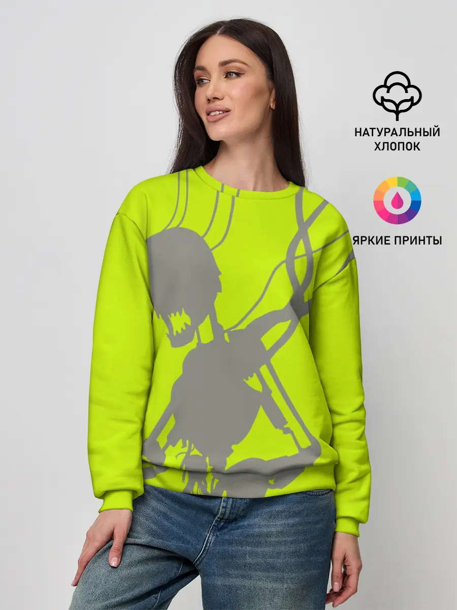 Женский свитшот / Силуэт злого духа