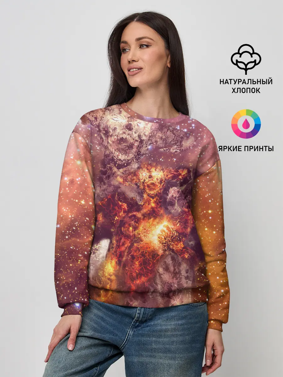 Женский свитшот / ДЬЯВОЛ | GALAXY DIABLO