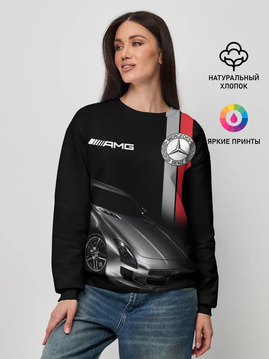 Женский свитшот / MERCEDES BENZ AMG