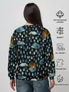 Женский свитшот / Дождливая осень.Солнце, облака