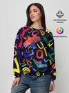 Женский свитшот / Буквы английского алфавита