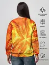 Женский свитшот / Желто-оранжевая абстракция