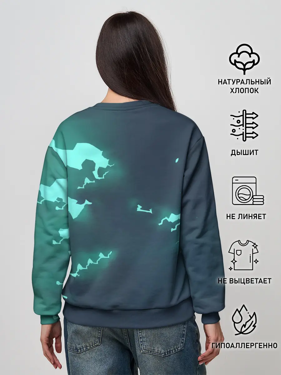 Женский свитшот / Эш с Пикачу