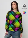 Женский свитшот / Абстрактный разноцветный узор