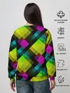 Женский свитшот / Абстрактный разноцветный узор