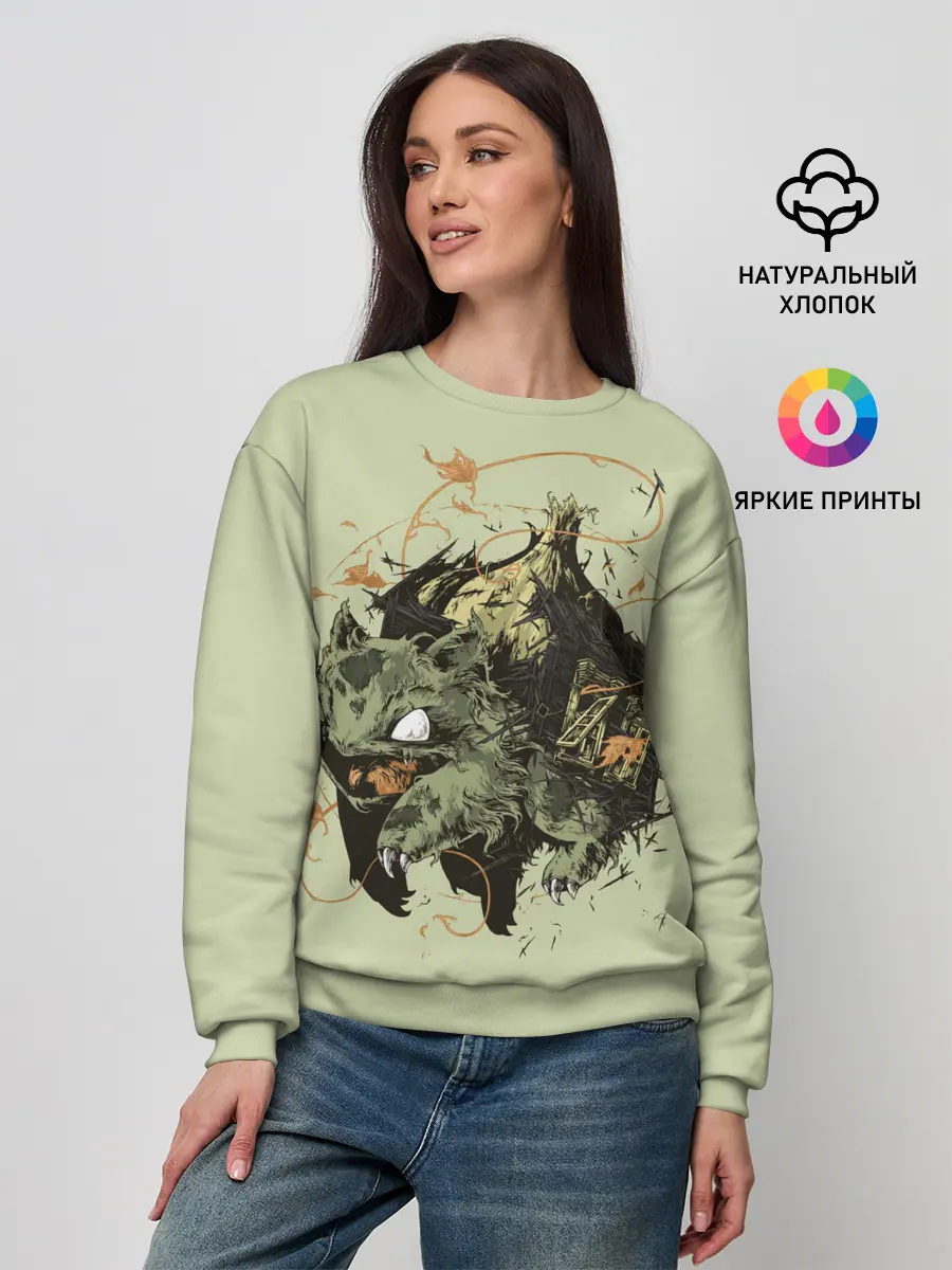 Женский свитшот / Horror Bulbasaur