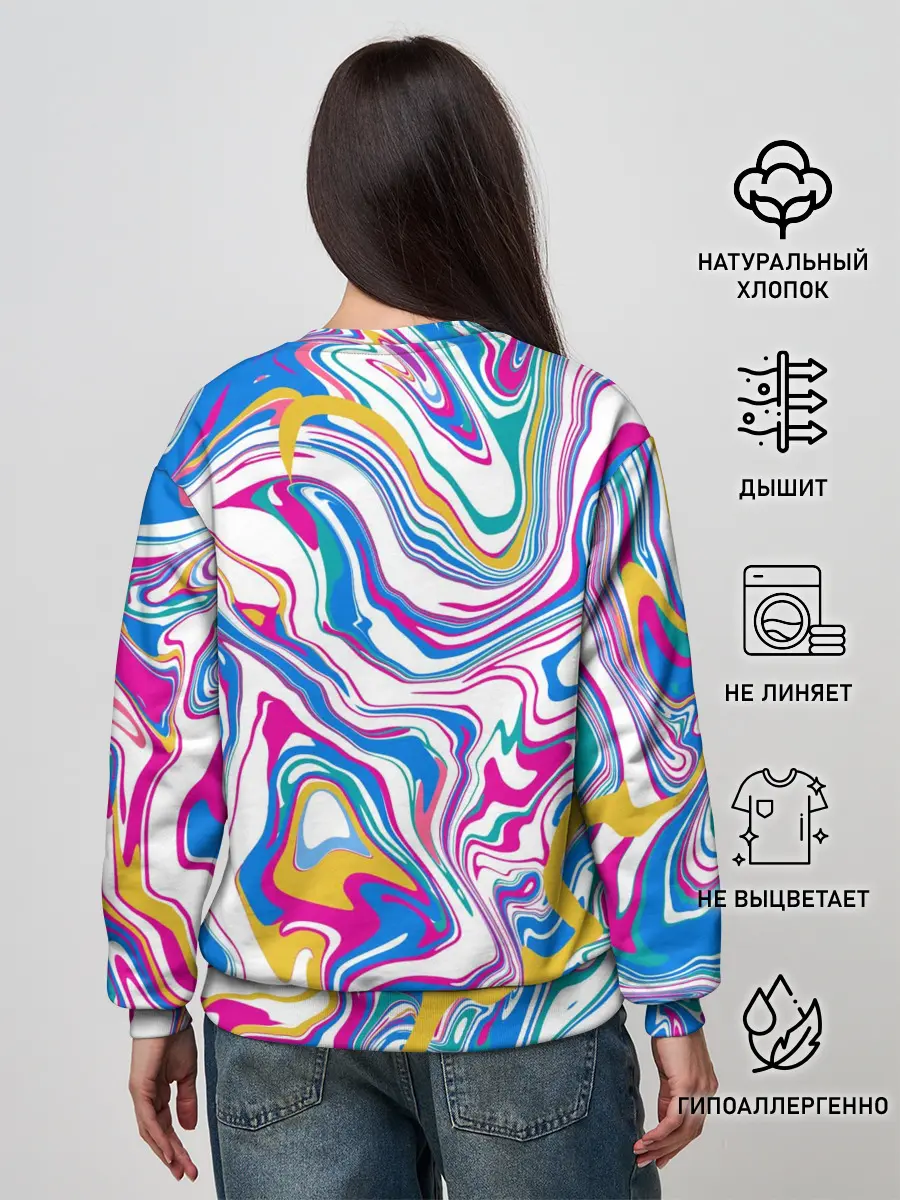 Женский свитшот / Floppa Art