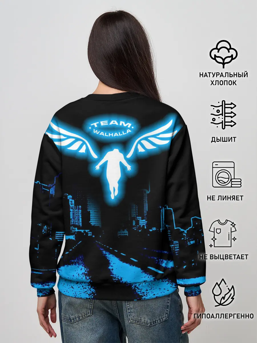 Женский свитшот / Баджи На Байке