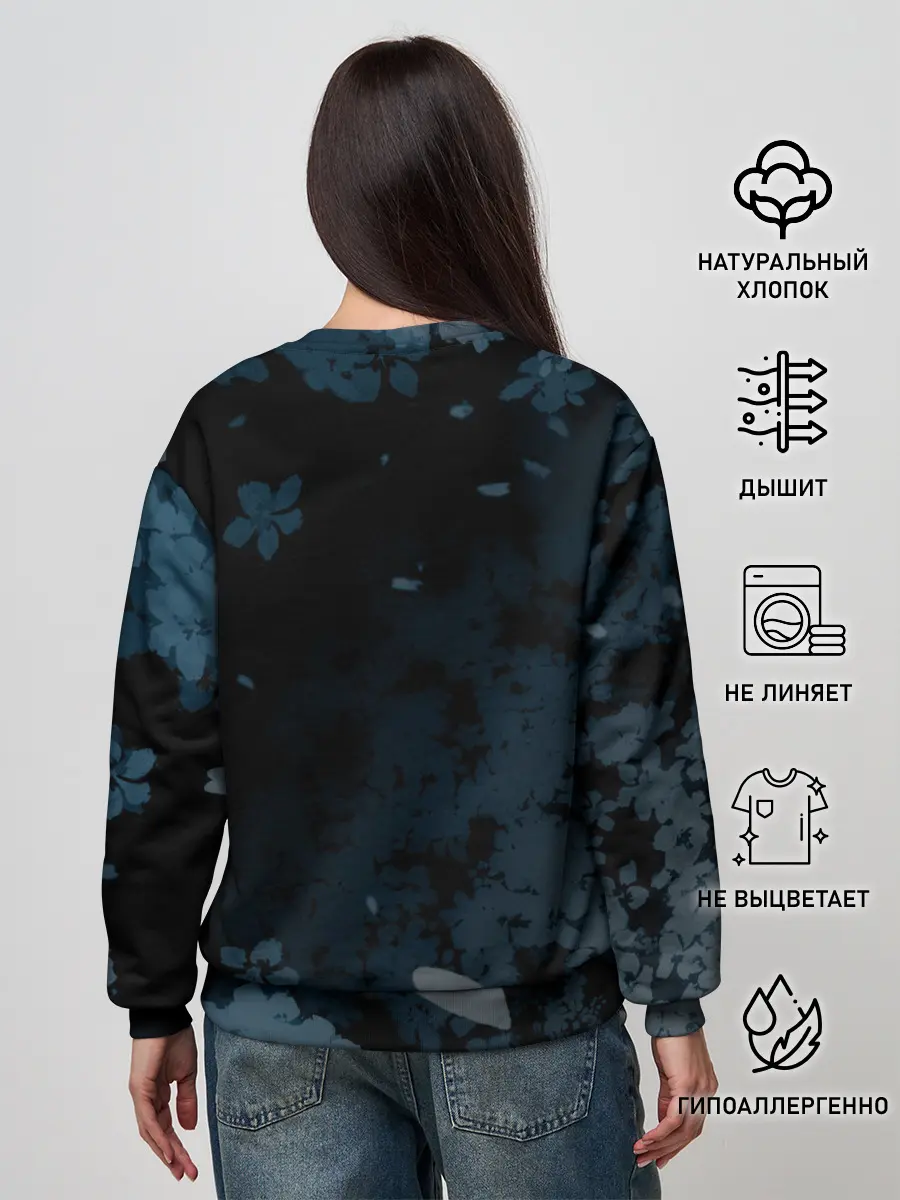 Женский свитшот / Genshin Impact - Аяка