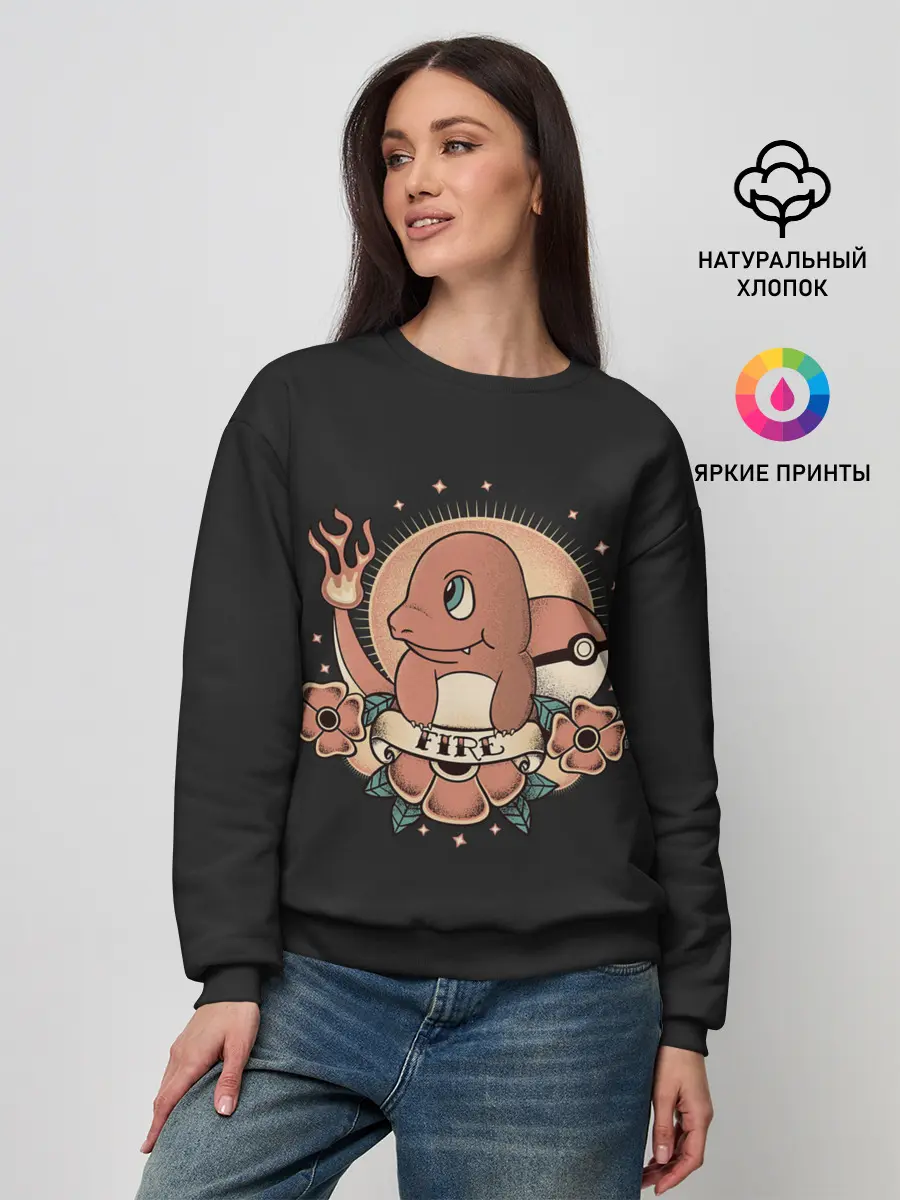 Женский свитшот / Чермандер тату