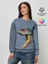 Женский свитшот / Хищный динозавр | Dino