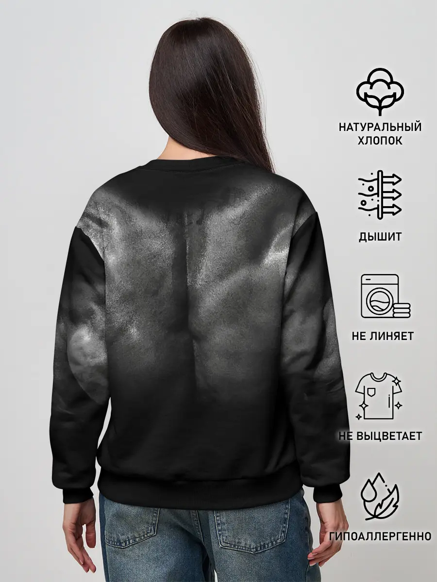 Женский свитшот / Боль временна триумф вечен