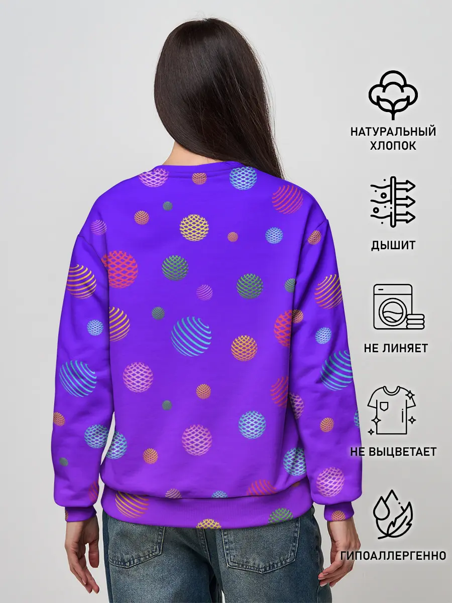 Женский свитшот / Фантастические шары