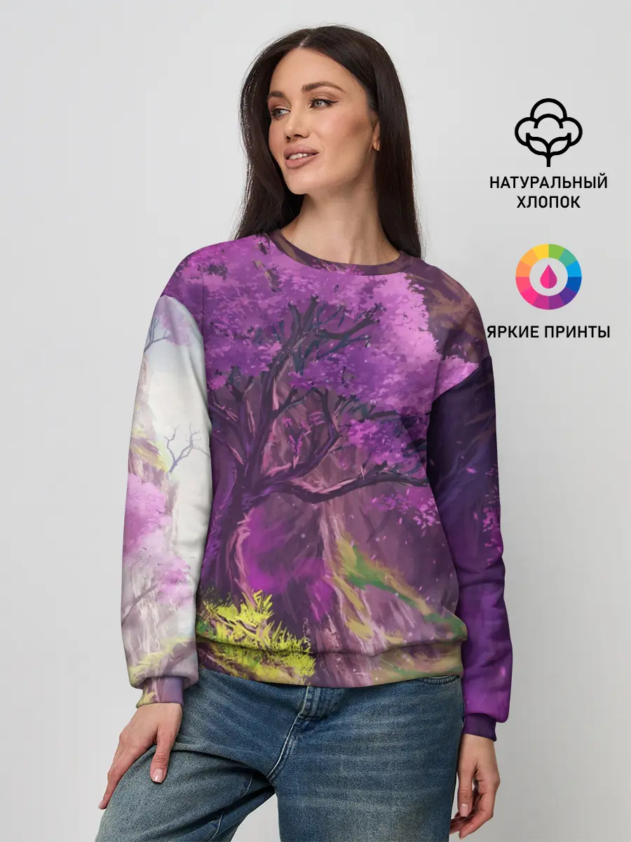 Женский свитшот / ДЕРЕВО САКУРЫ