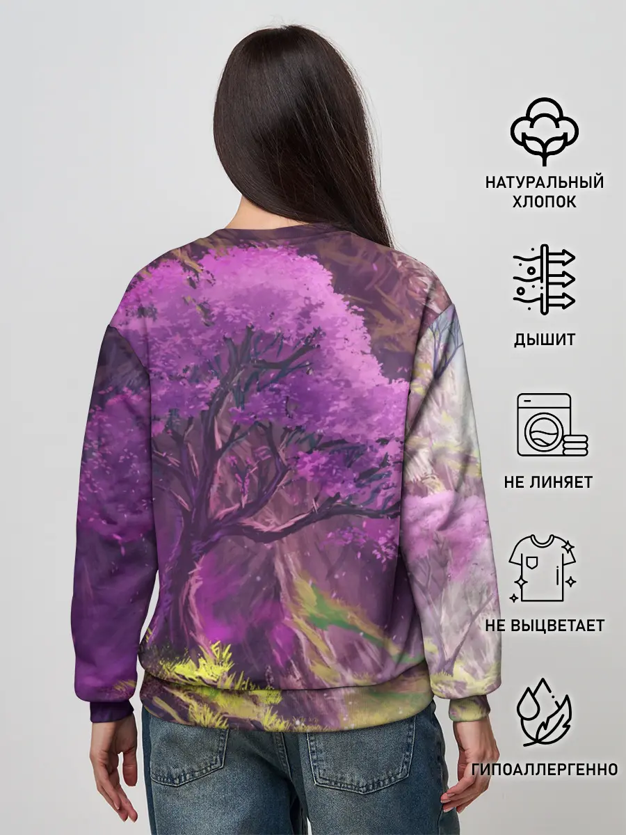 Женский свитшот / ДЕРЕВО САКУРЫ