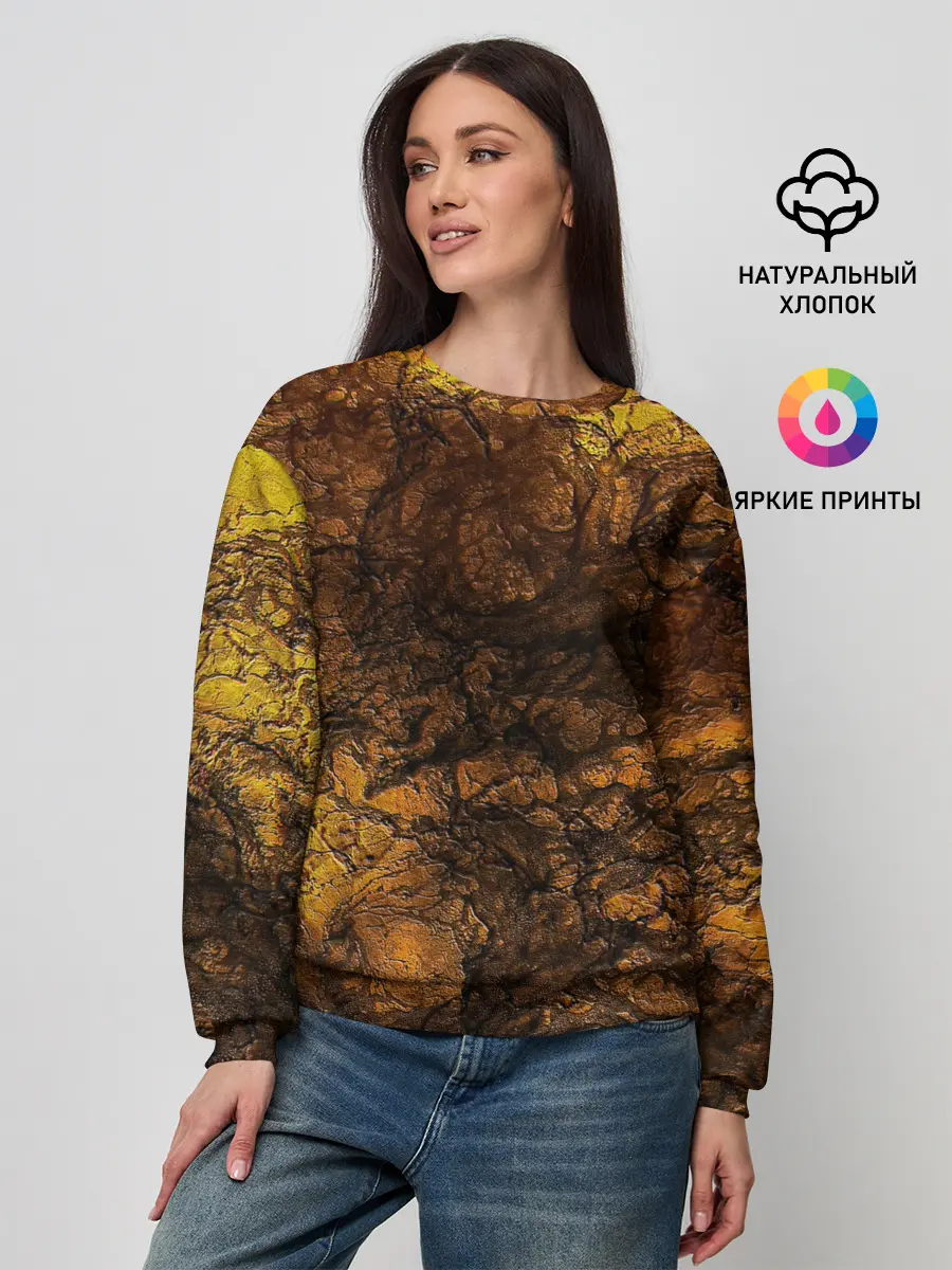 Женский свитшот / Абстрактный узор текстура