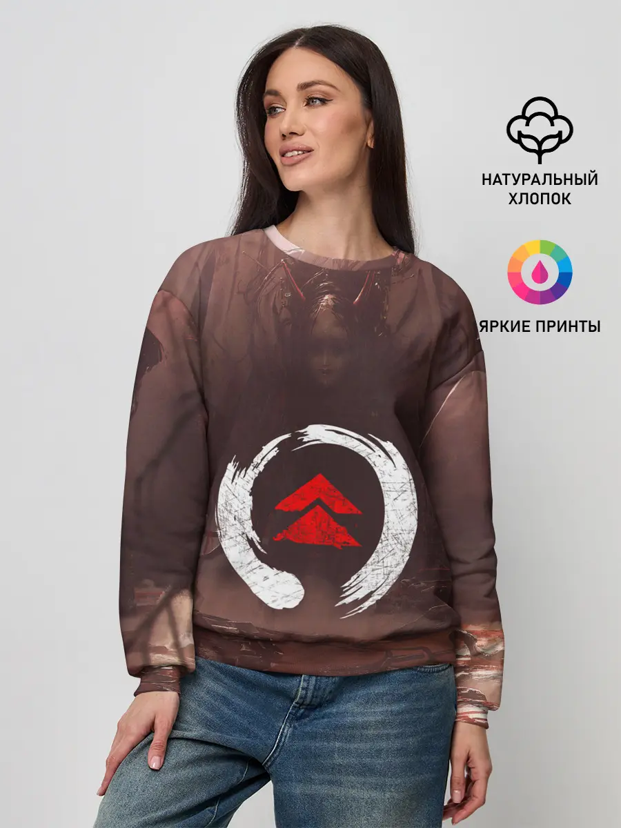 Женский свитшот / Demon Tsushima | Демон