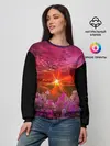 Женский свитшот / МАЛИНОВЫЙ ЗАКАТ
